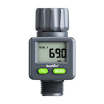 RAINPOINT Bi-Directional Measurement Digital Water Flow Meter for RV Tank Hose with Gallon/Liter Switch Indoor, Consumption & Flow Rate Monitor for Outdoor Garden Hose Sprinkler Bandit Travel Trailer