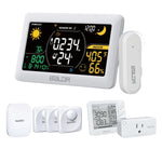 3-in-1 Smart Home Monitoring Bundle - Real-time leak alerts, weather monitoring, and energy tracking for complete home protection and control