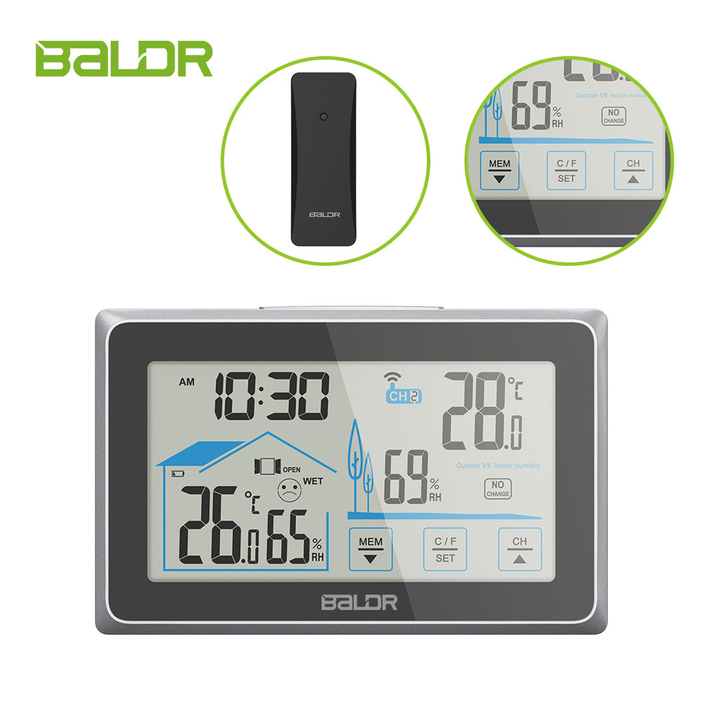 Baldr Dual Probe Digital Cooking Thermometer, Monitor Two Different Foods with Timer
