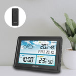 Black BALDR Atomic Wireless Weather Station with Indoor Outdoor Thermometer & Hygrometer with sensor