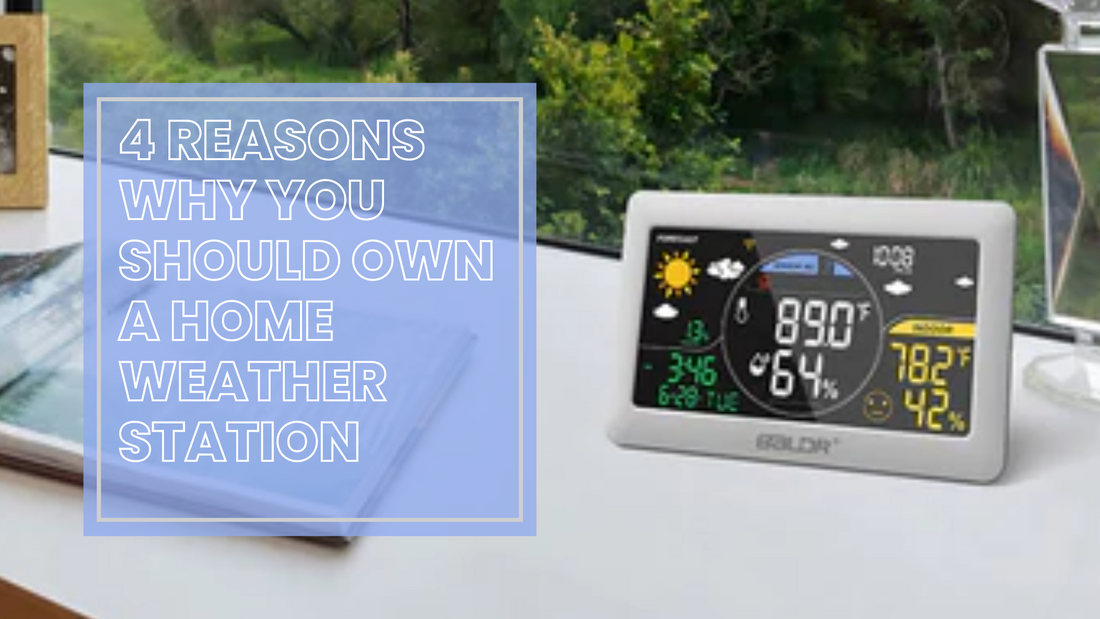weather station with remote sensor