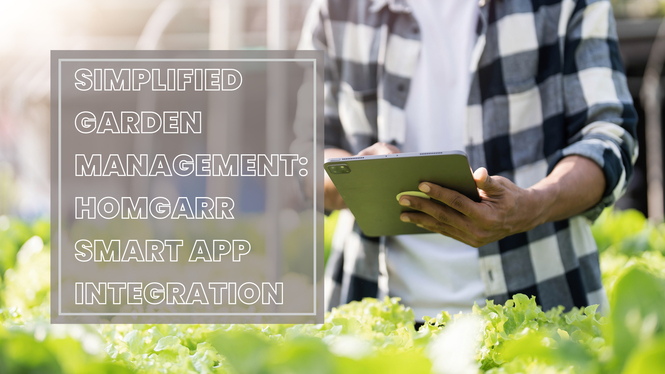 Simplified Garden Management: Homgarr Smart App Integration