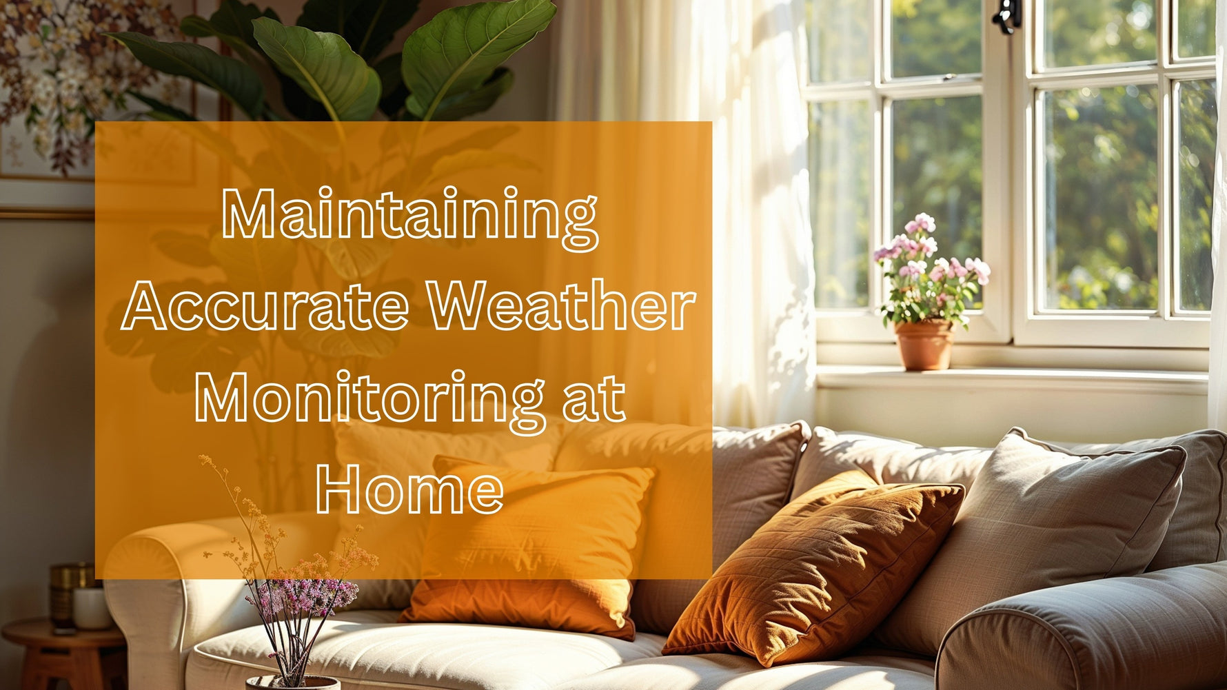 maintaining the weather monitoring at home