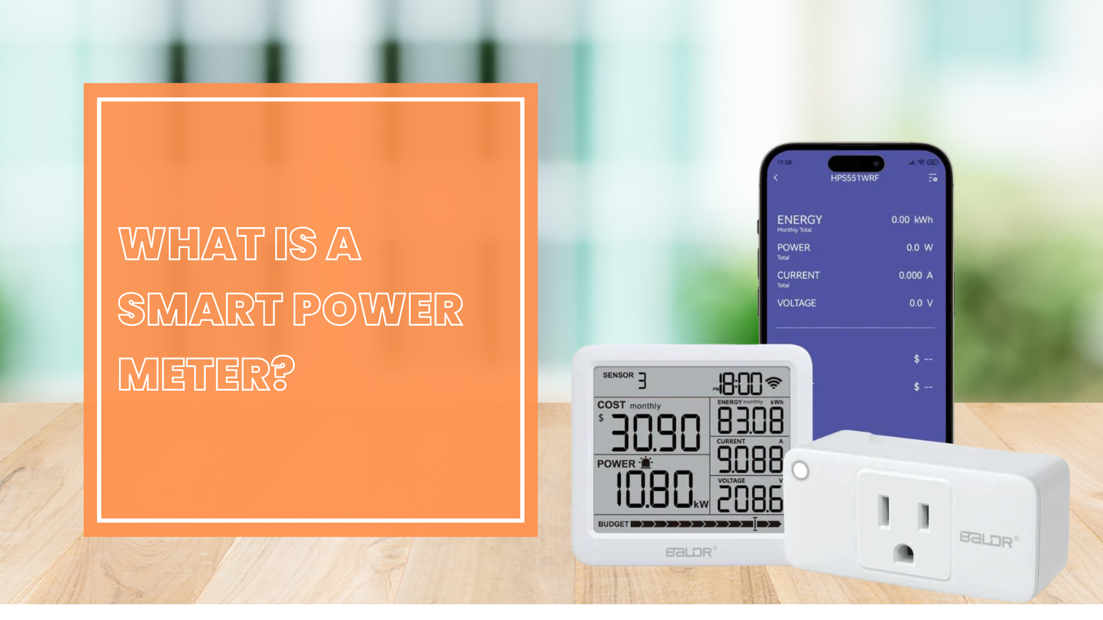 Smart Datapower What is a Smart Power Meter? – BALDR Electronic