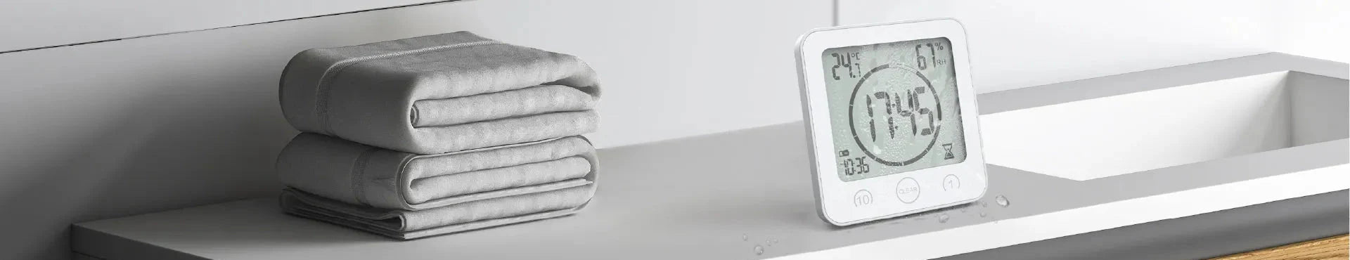 Shower Clock For Bathroom