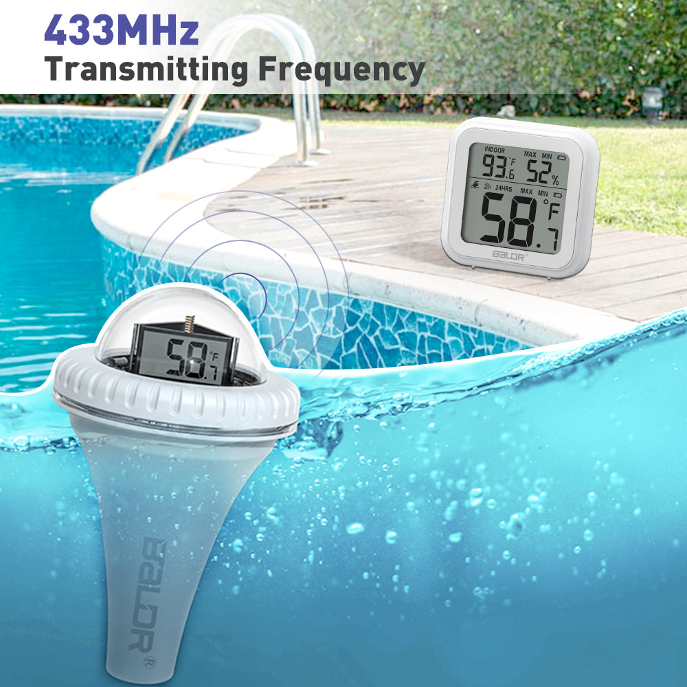 Swimming Pool Thermometer Wireless Bathtub Water Temperature Meter Floating  Indoor Outdoor Thermometer - Buy Swimming Pool Thermometer Wireless Bathtub  Water Temperature Meter Floating Indoor Outdoor Thermometer Product on