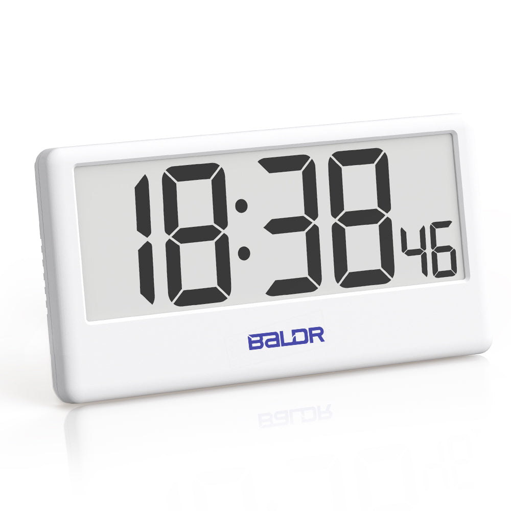 BALDR Internet Time Synchronized Precision Clock - Smart Digital Alarm Clock, Wi-Fi Controlled via BALDR Weather Station Hub (Sold Separately)