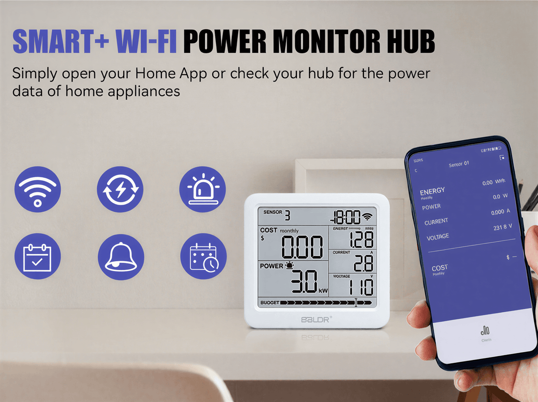 Best Wi-Fi Power Meter Hub – Monitor Energy & Set Smart Alerts – BALDR ...