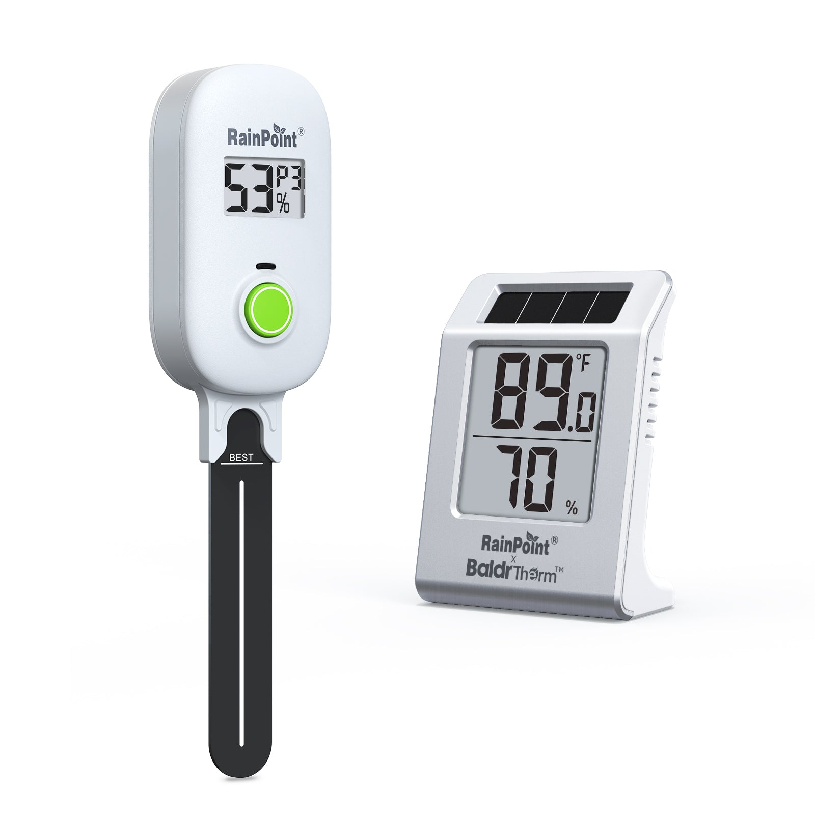 RAINPOINT Smart Wireless Plant Moisture Meter for Indoor Plants