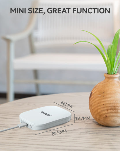 RainPoint Wireless Wi-Fi Gateway, Compatible with Rain Point Wireless Rain Gauge, Soil Moisture Meter, and other Add-on Sub Devices