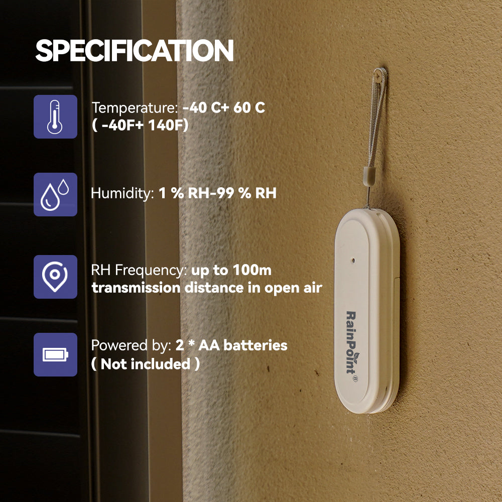 BALDR Wi-Fi Weather Station, Smart Wireless Indoor Outdoor Thermometer with App and Online Real-time Forecast, One Remotely Monitor Temperature Sensor Included - 2025 Updated  Version