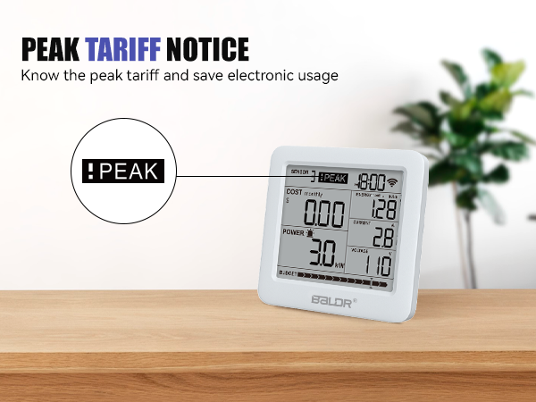 BALDR Wi-Fi Power Meter Hub with One Smart Socket - Remotely Monitor Energy Consumption, Set Tariffs & Budget Alerts - Expandable Energy Monitoring System for Multiple Appliances