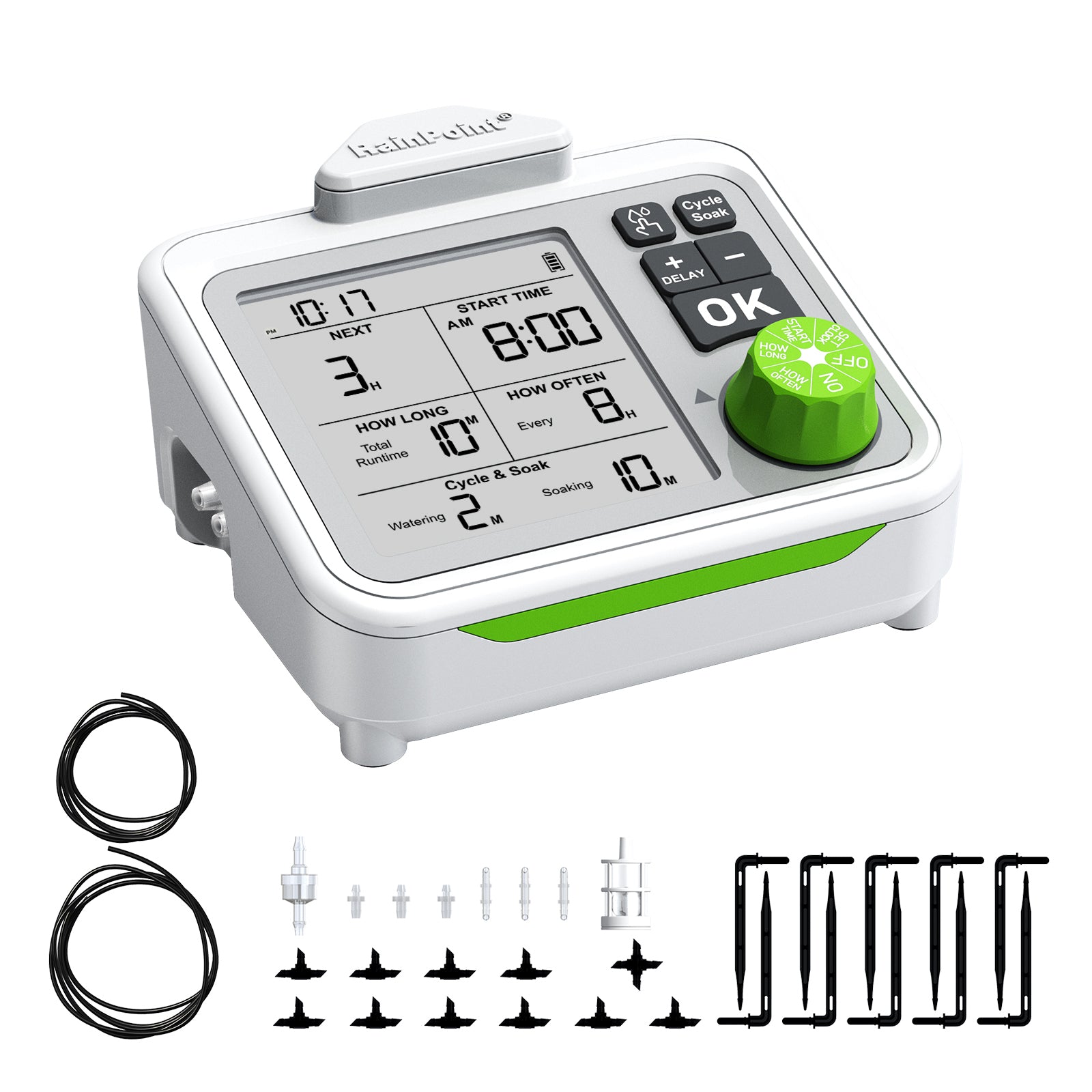 RAINPOINT Automatic Plant Watering System with Large Display