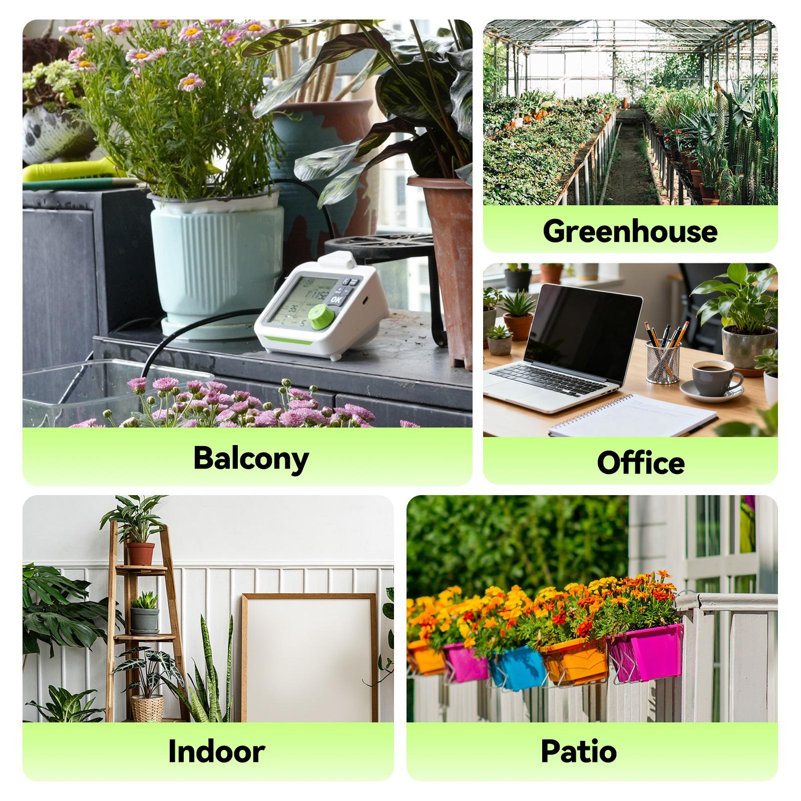 RAINPOINT Automatic Plant Watering System with Large Display