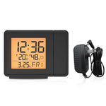 BALDR Digital Time Projection Alarm Clock WWVB - Atomic Time Projector on Ceiling Wall with Orange Backlight, Calendar Temperature Display, Adjustable Brightness PROJECT ULTRA CLEAR TIME