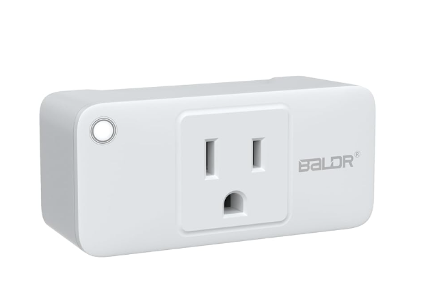 BALDR Wi-Fi Power Meter Hub with One Smart Socket - Remotely Monitor Energy Consumption, Set Tariffs & Budget Alerts - Expandable Energy Monitoring System for Multiple Appliances