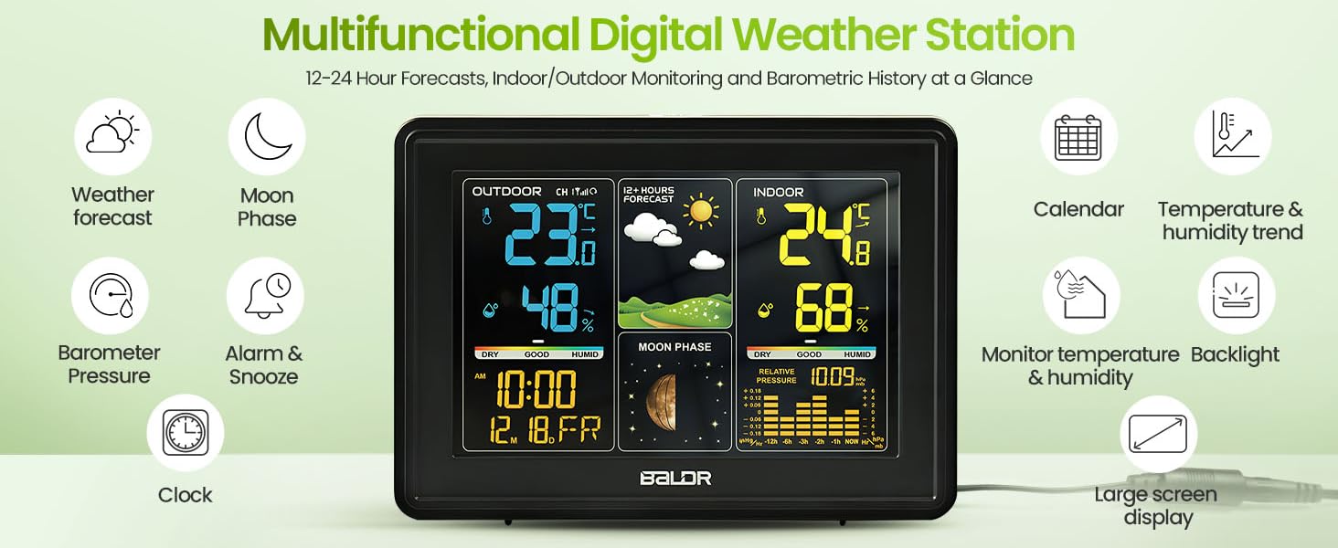 BALDR Wireless Home Weather Station - Save Up to 10% – BALDR