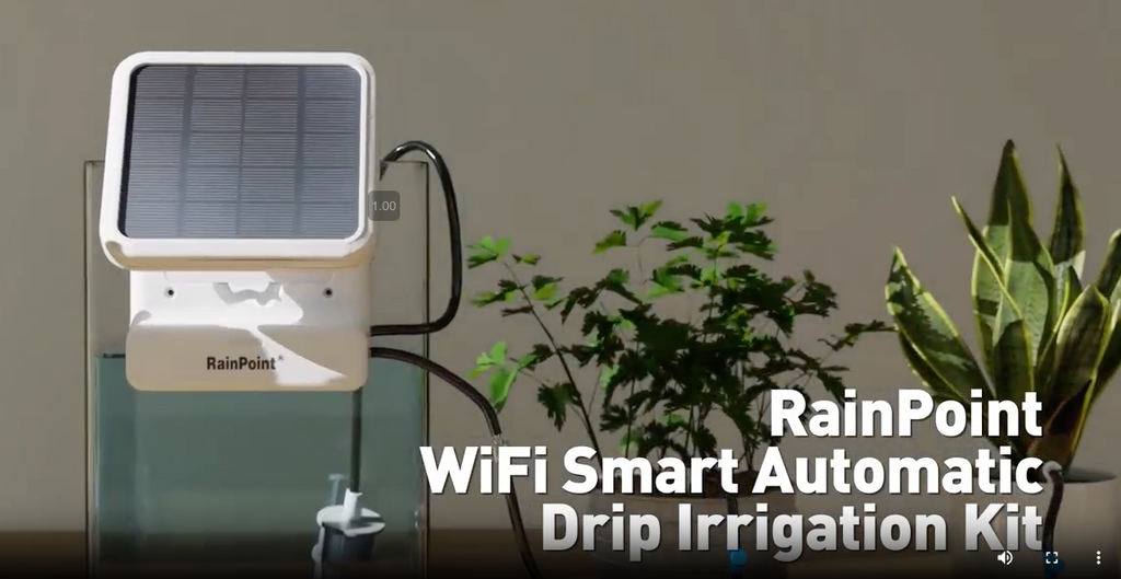 plant watering timer indoor RainPoint Wi-Fi Indoor Watering Timer