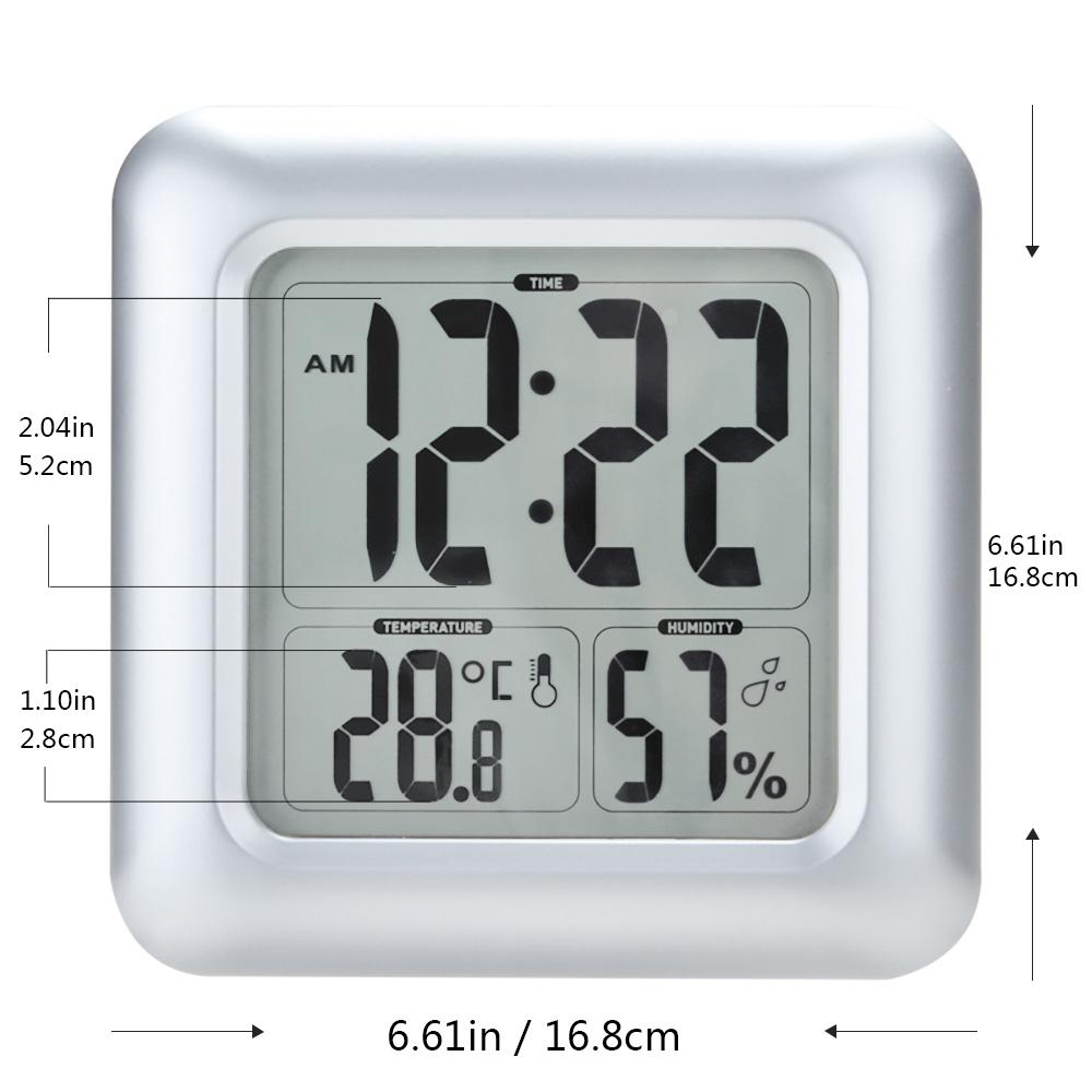 Waterproof Suction Cup Wall Clock - BALDR Electronic