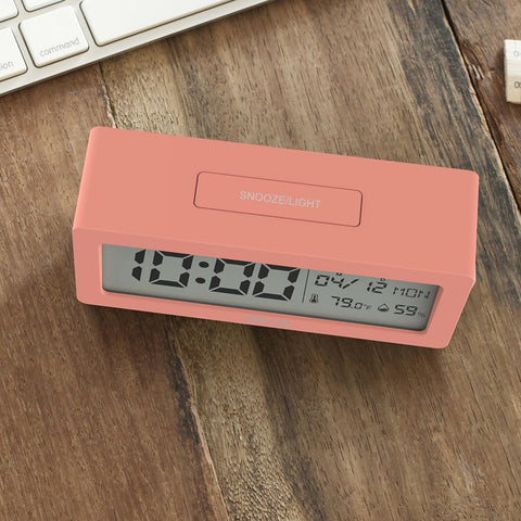 BALDR CL0337 Digital Alarm Clock Large LCD Screen Big Time Display Table Travel Clock - BALDR Electronic