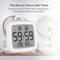 BALDR CL0008 Digital Shower Clock with Timer - Waterproof for Bathrooms - Displays Time, Temperature & Humidity - w/ Built-in Stand & Wall Mount Hole - BALDR Electronic