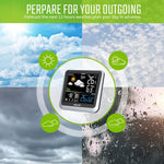 BALDR WS0336 Wireless Indoor/Outdoor Weather Station - Thermometer & Hygrometer - Temperature & Humidity - Constant Backlight - Power Adapter Included - BALDR Electronic