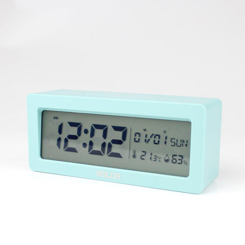 BALDR CL0337 Digital Alarm Clock Large LCD Screen Big Time Display Table Travel Clock - BALDR Electronic