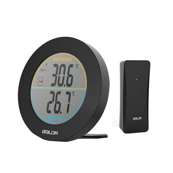 GreenBlue - Draadloos Weerstation Met Draadloze Qi-oplader | Mood Light Base Externe Sensor Binnen En Buitenthermometer Wit 788x610