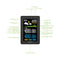 BALDR Weather Station Wireless Indoor Outdoor Thermometer - Color LCD Display Weather Forecast - Atomic Wall Clock