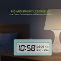 BALDR CL0337 Digital Alarm Clock Large LCD Screen Big Time Display Table Travel Clock - BALDR Electronic