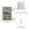 BALDR Wireless Rain Gauge with Remote Sensor, Rainfall Meter, Weather Station with Indoor and Outdoor Temperature Monitor