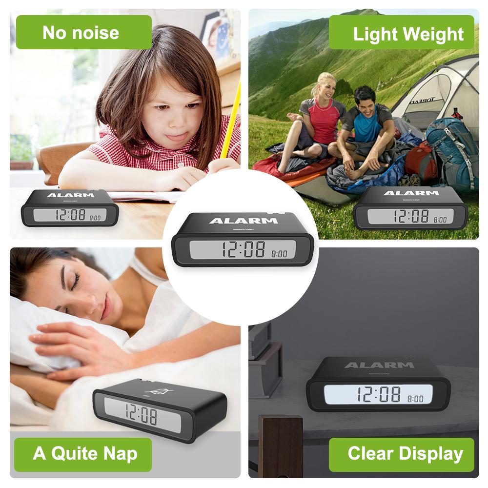 Flip Alarm Clock with Snooze
