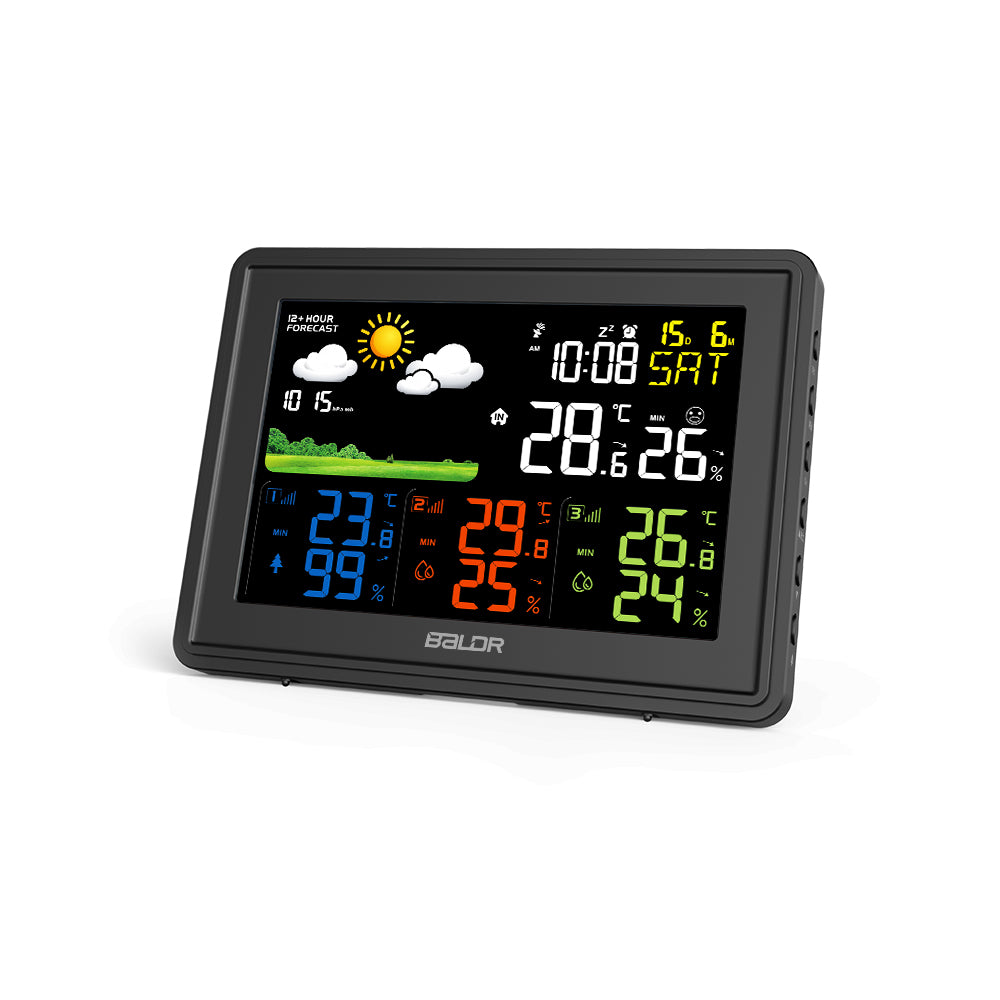 BALDR WS0359 Weather Station Wireless Indoor Outdoor with