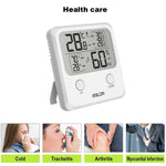 BALDR TH0335 Digital Thermo-Hygrometer Thermometer, Indoor Temperature & Humidity,  White - BALDR Electronic