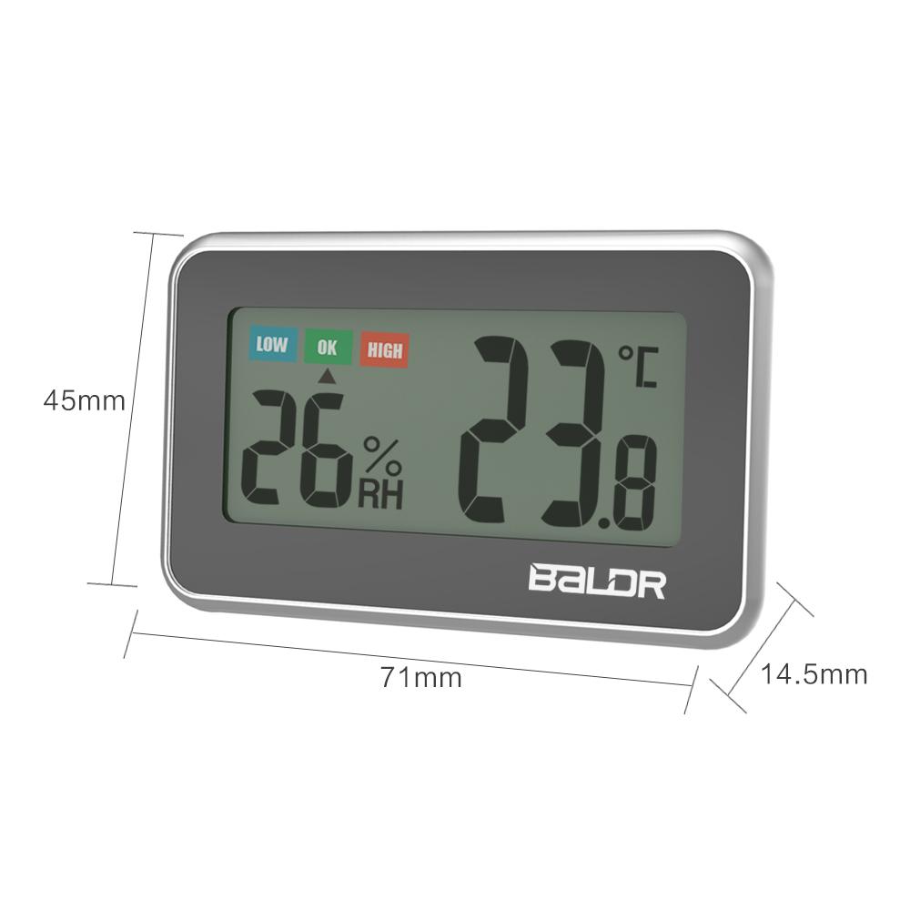 BALDR TH0217 Digital Wireless Mini Thermometer Hygrometer with humidity gauge - BALDR Electronic 3