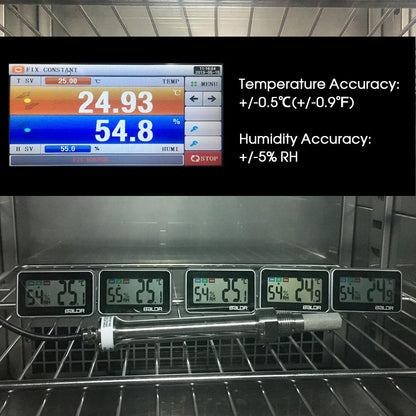 BALDR TH0217 Digital Wireless Mini Thermometer Hygrometer with humidity gauge - BALDR Electronic temperature Accuracy