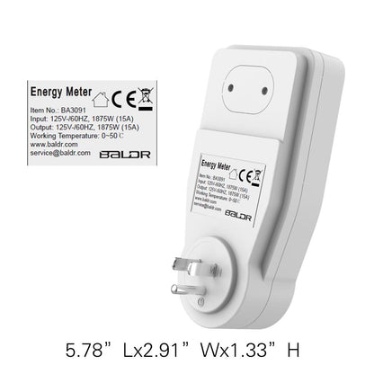 EU/UK/US Power Meter Socket - BALDR Electronic