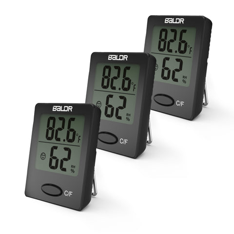 BALDR Mini Digital Indoor Thermometer & Hygrometer