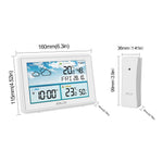 White BALDR Atomic Wireless Weather Station with Indoor Outdoor Thermometer & Hygrometer  design and features 