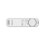 White Baldr  Flip Alarm Clock with Snooze 4