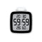 BALDR Waterproof Shower Clock with Timer for Bathrooms - Displays Time, Temperature & Humidity - w/ Built-in Stand & Wall Mount Hole